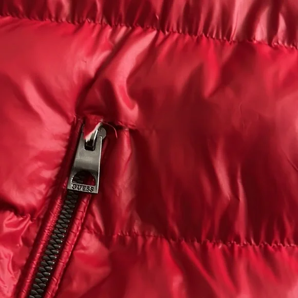 Mens Large Red Puffer Coat